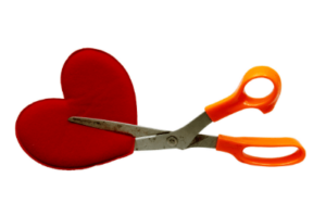 Cutting out the heart, august blog title