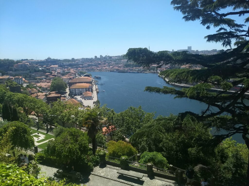 Portugal meandering river