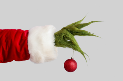 The Grinch's Gift, December blog title